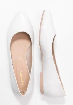 Anna Field Leather - Ballerina'S - White -Anna Field Verkoopwinkel 5349e423a8294b93817ed324fcb669a4