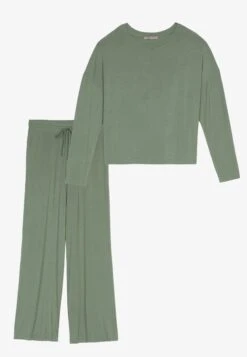 Anna Field Wide Leg - Pyjama - Khaki -Anna Field Verkoopwinkel 56399edf15f94c88bb3bebf375bcf274