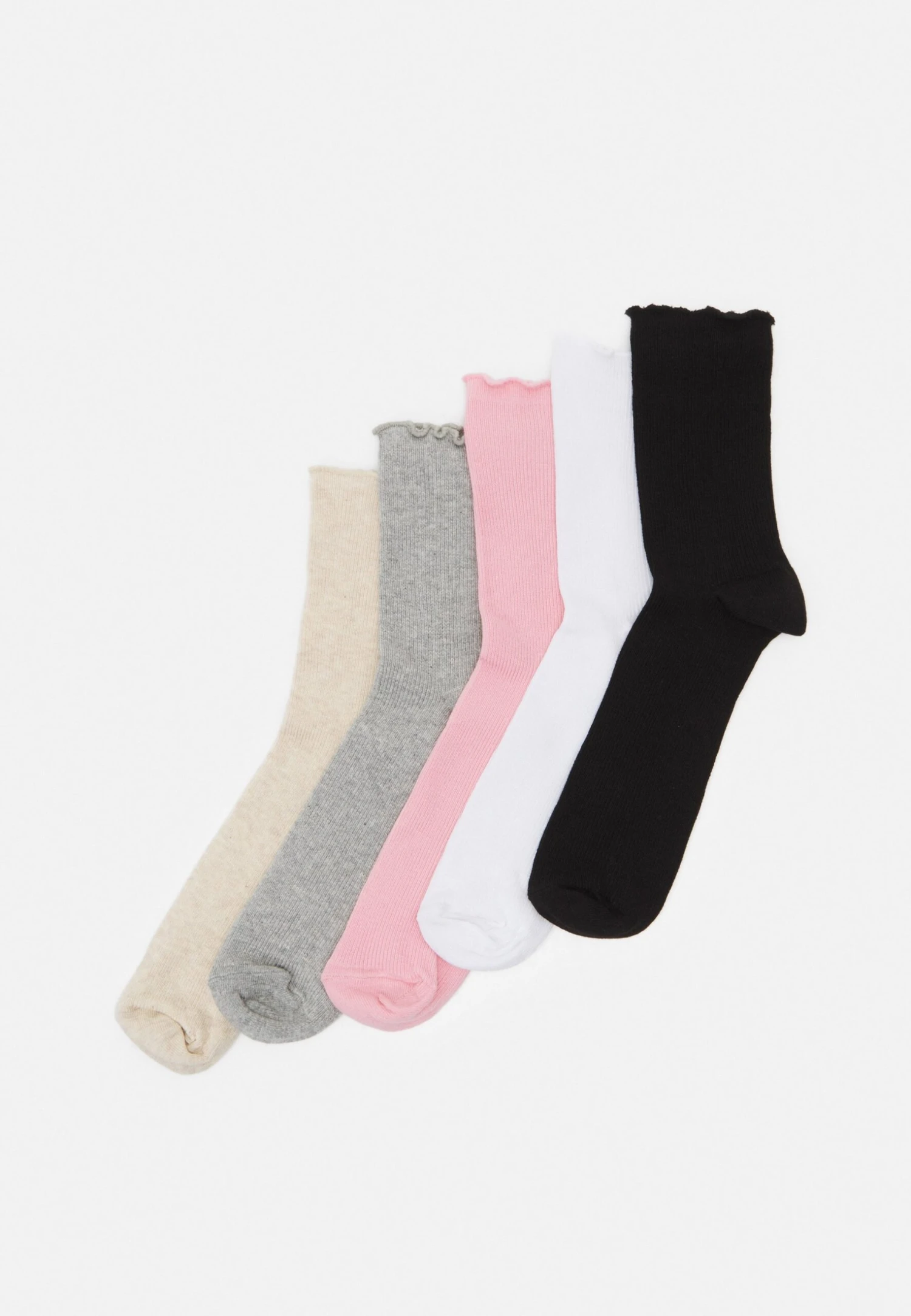 Anna Field 5 Pack - Sokken - Black/White/Grey 1 Anna Field 5 Pack - Sokken - Black/White/Grey