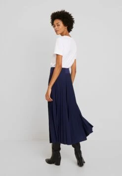 Anna Field Plisse A-Line Midi Skirt - A-Lijn Rok - Maritime Blue -Anna Field Verkoopwinkel 5e377213776043ae87e0befe2a75e8ca