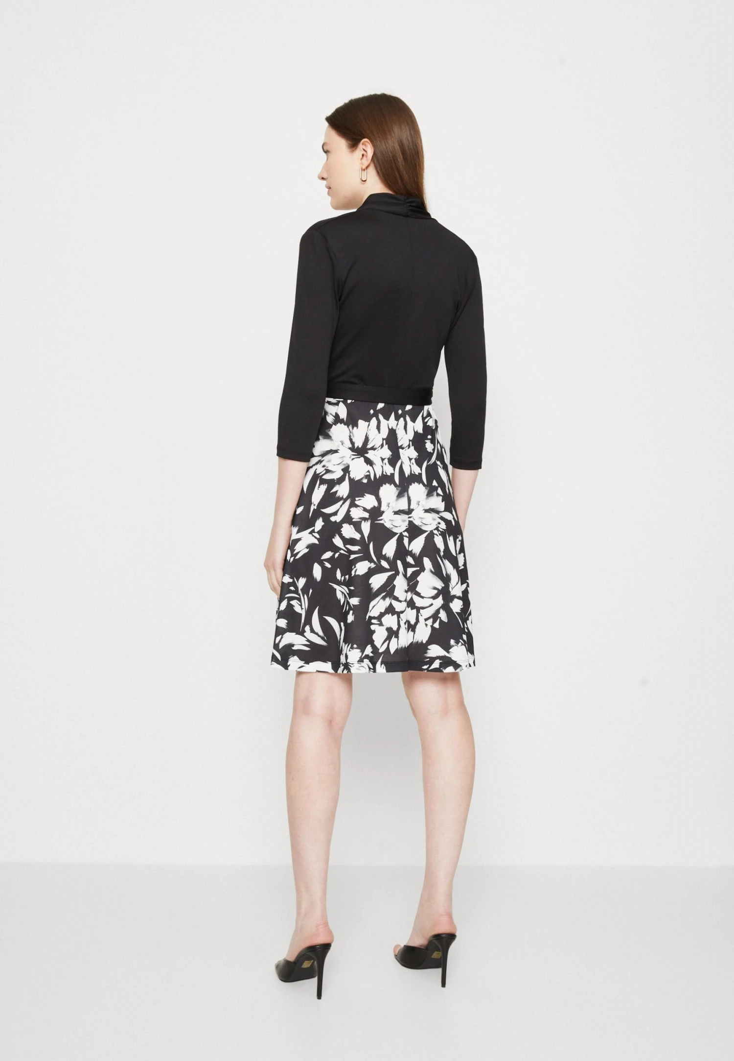 Anna Field Jerseyjurk - Black/White - Afbeelding 3