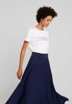 Anna Field Plisse A-Line Midi Skirt - A-Lijn Rok - Maritime Blue -Anna Field Verkoopwinkel 7ab564a26da040e68012a316977b7a10