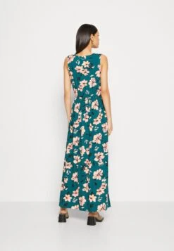 Anna Field Maxi-Jurk - Dark Green/Pink -Anna Field Verkoopwinkel 7b080599932547a6a1682be4c8d1bc9b