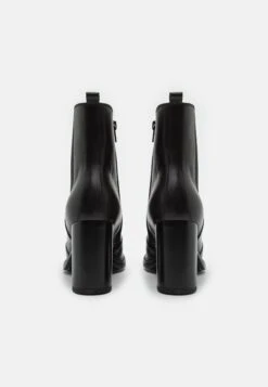 Leather- Enkellaarsjes Met Hoge Hak - Black -Anna Field Verkoopwinkel 8285c3f6f7d94045bb79e27db56d5a46