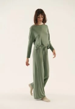 Anna Field Wide Leg - Pyjama - Khaki -Anna Field Verkoopwinkel b0582ddda7cb423eabcd79a9b5e373dc