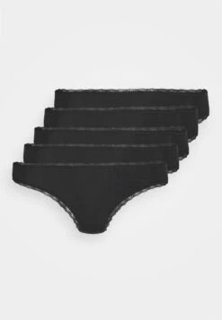 Anna Field Iris 5Pp Thong - String - Black -Anna Field Verkoopwinkel bcc83b11ce6b47a49663fbfe41bc137d