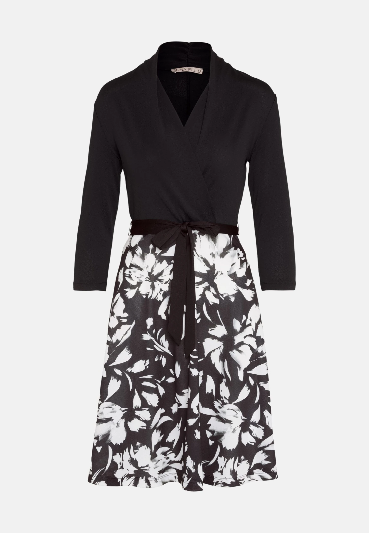 Anna Field Jerseyjurk - Black/White - Afbeelding 5